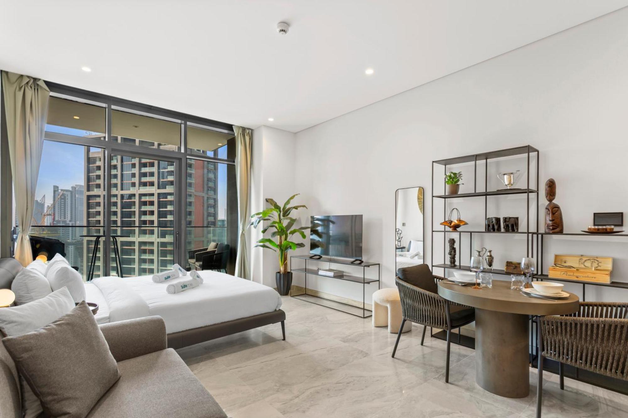Apartment Designer W Burj Khalifa View In Peninsula *